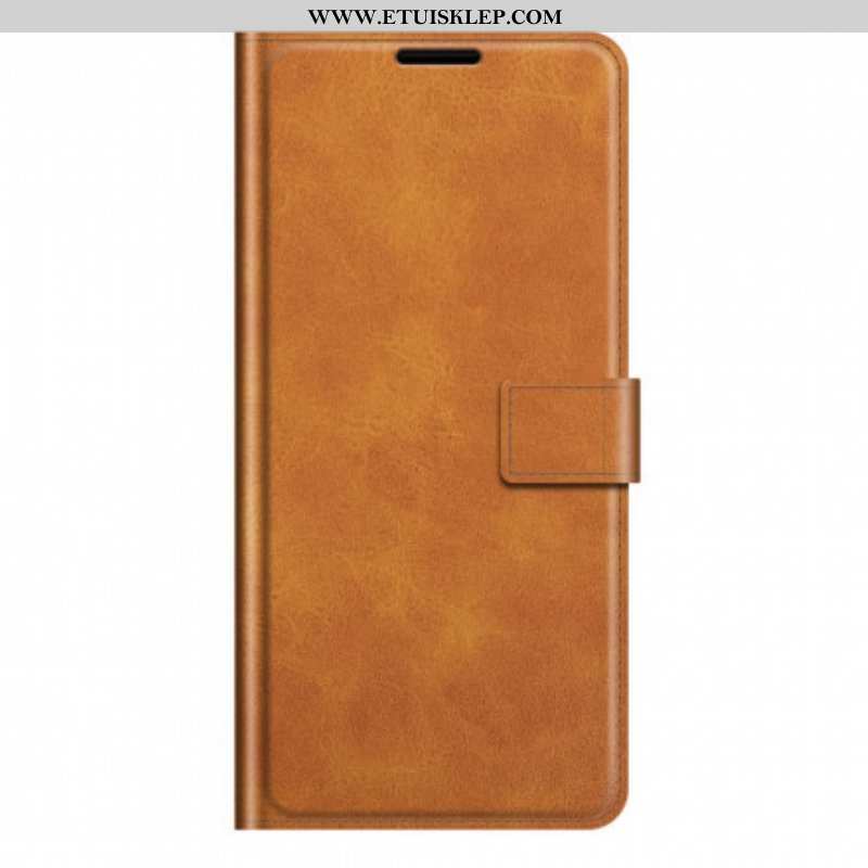 Etui Folio do Oppo Reno 6 5G Smukły Ekstremalny Efekt Skóry
